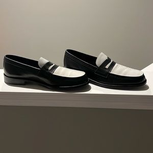 Saint Laurent men’s two-tone loafers